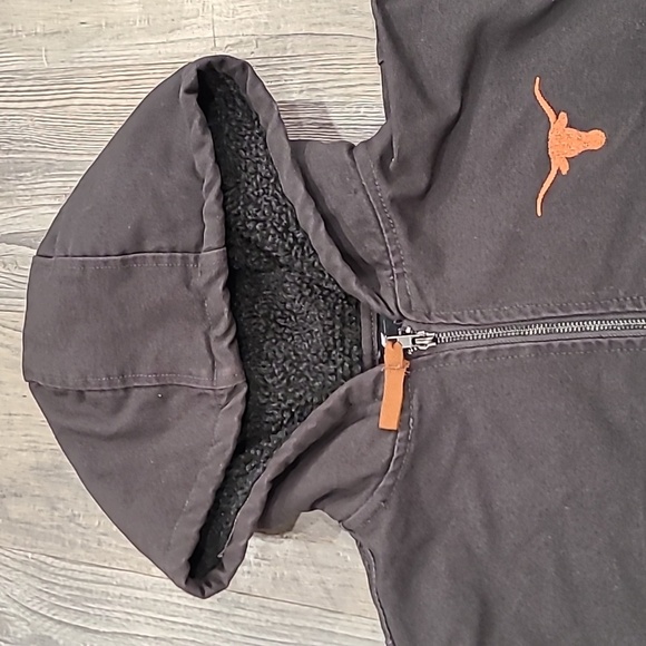 TEXAS Longhorns Full Zip Hooded Jacket Size Small - Picture 2 of 5
